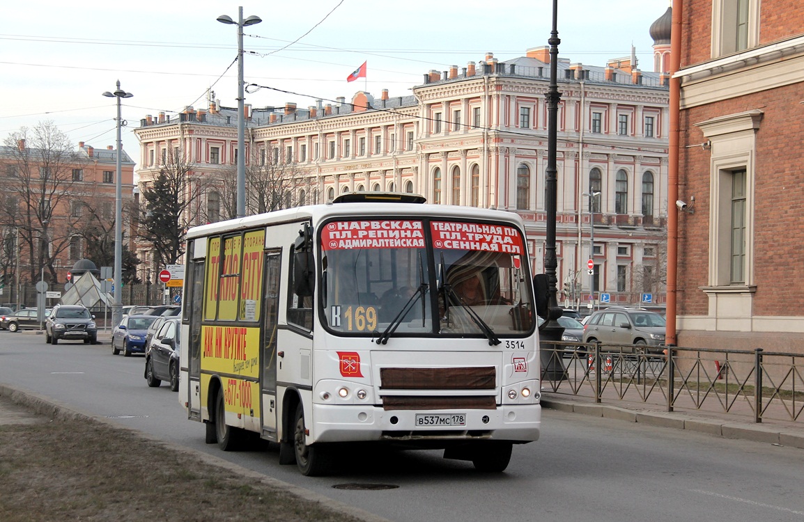 Санкт-Петербург, ПАЗ-320402-05 № n514