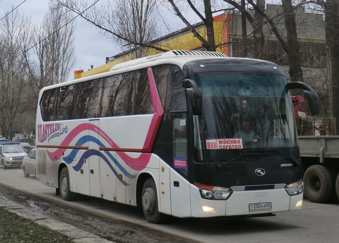 Саратовская область, King Long XMQ6129Y № Т 250 КА 64