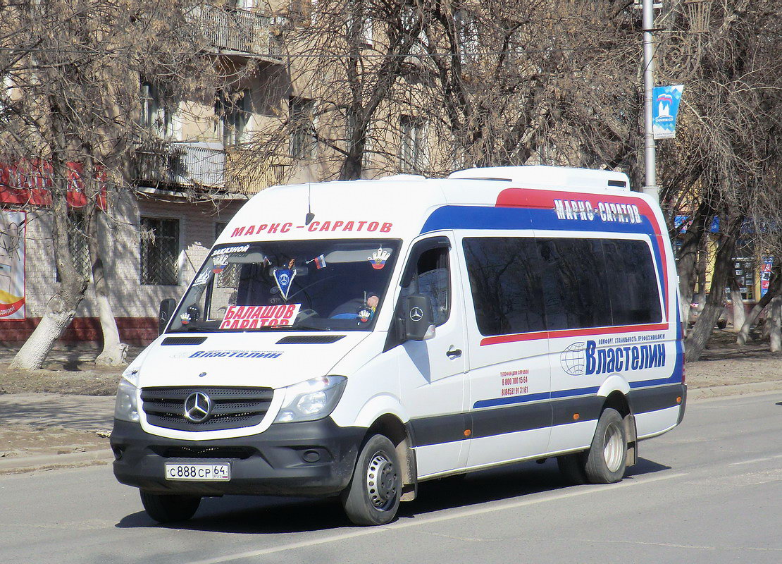 Саратовская область, Луидор-223602 (MB Sprinter) № С 888 СР 64 — Фото —  Автобусный транспорт