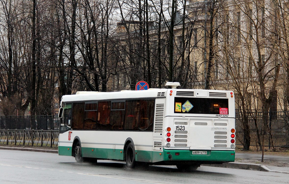 Санкт-Петербург, ЛиАЗ-5292.60 № 1523