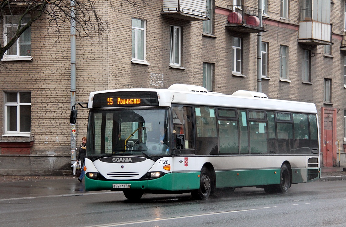 Petrohrad, Scania OmniLink I (Scania-St.Petersburg) č. 7128