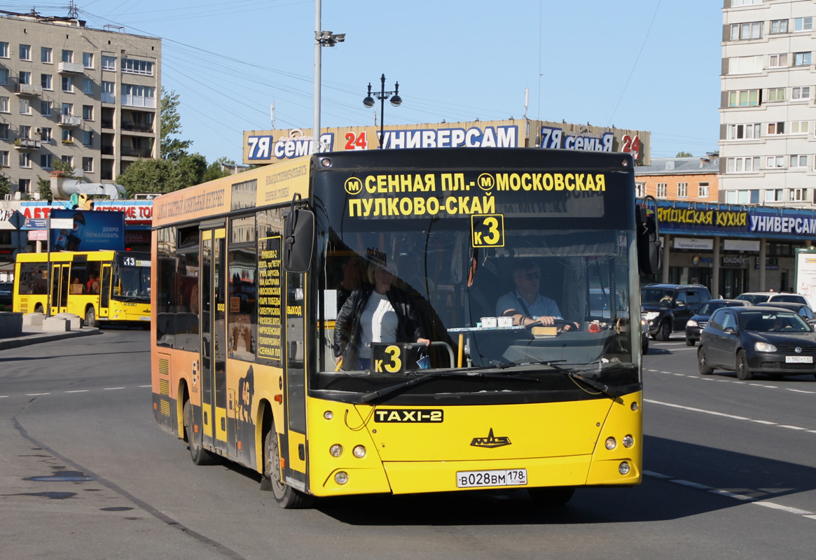 Санкт-Петербург, МАЗ-206.067 № В 028 ВМ 178