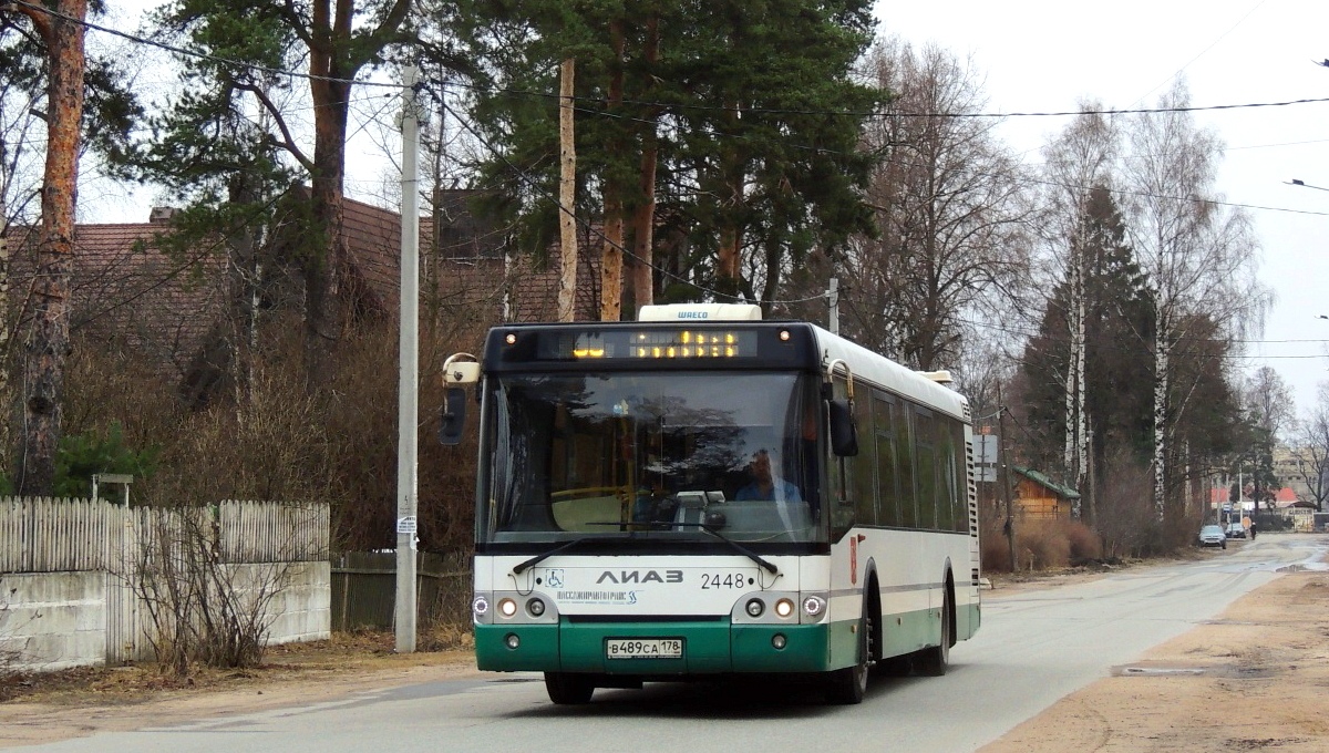 Санкт-Петербург, ЛиАЗ-5292.60 № 2448