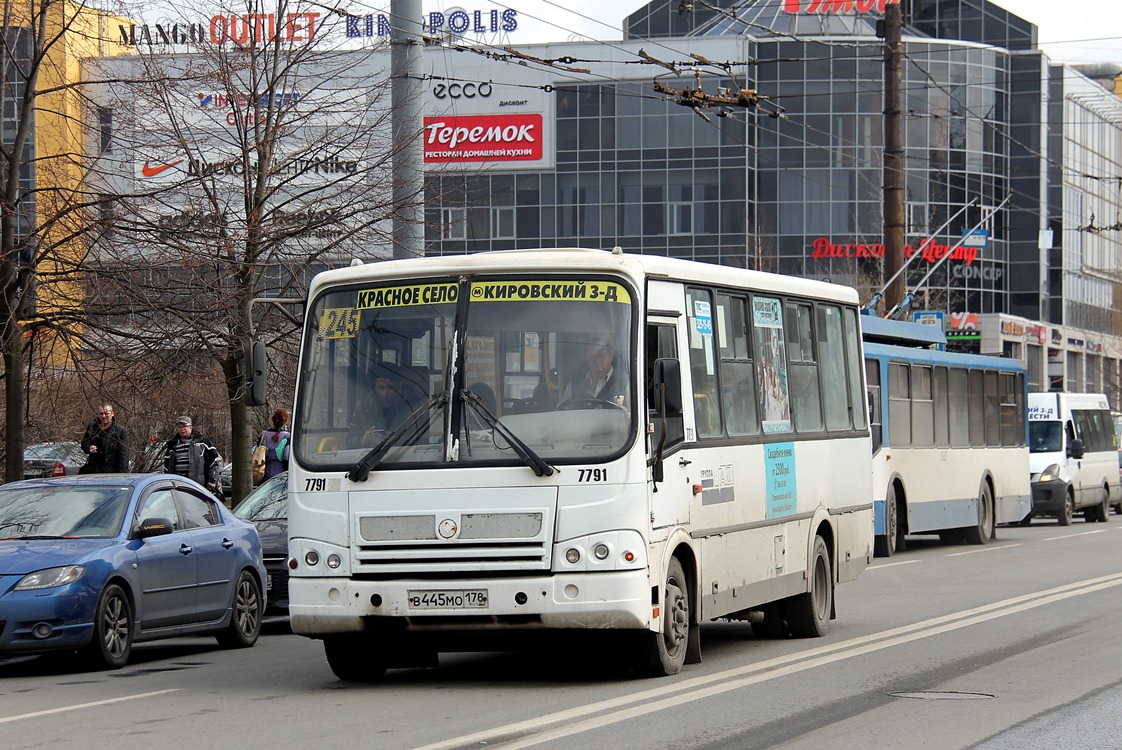 Санкт-Петербург, ПАЗ-320412-05 № 7791