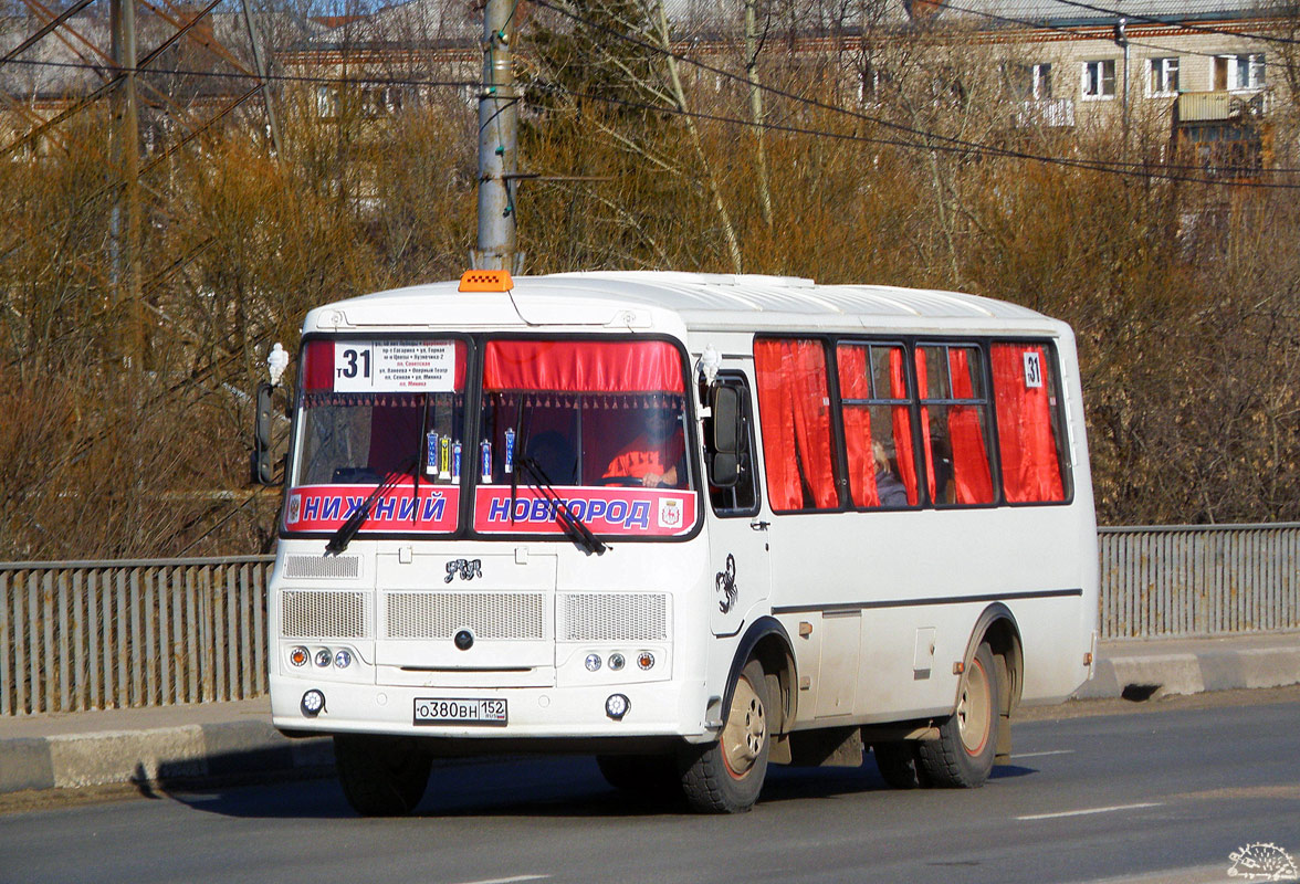 Нижегородская область, ПАЗ-32054 № О 380 ВН 152