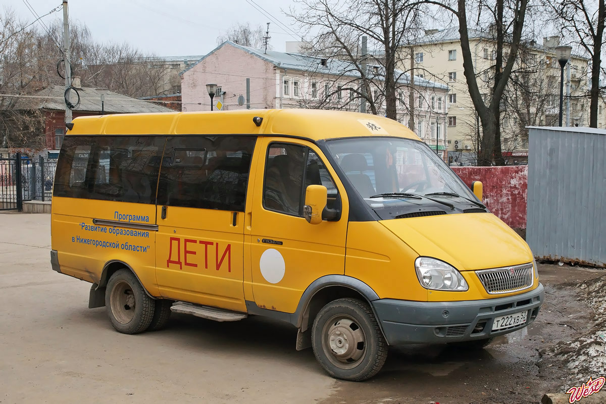 Нижегородская область, ГАЗ-322121 (X96) № Т 222 ХВ 52