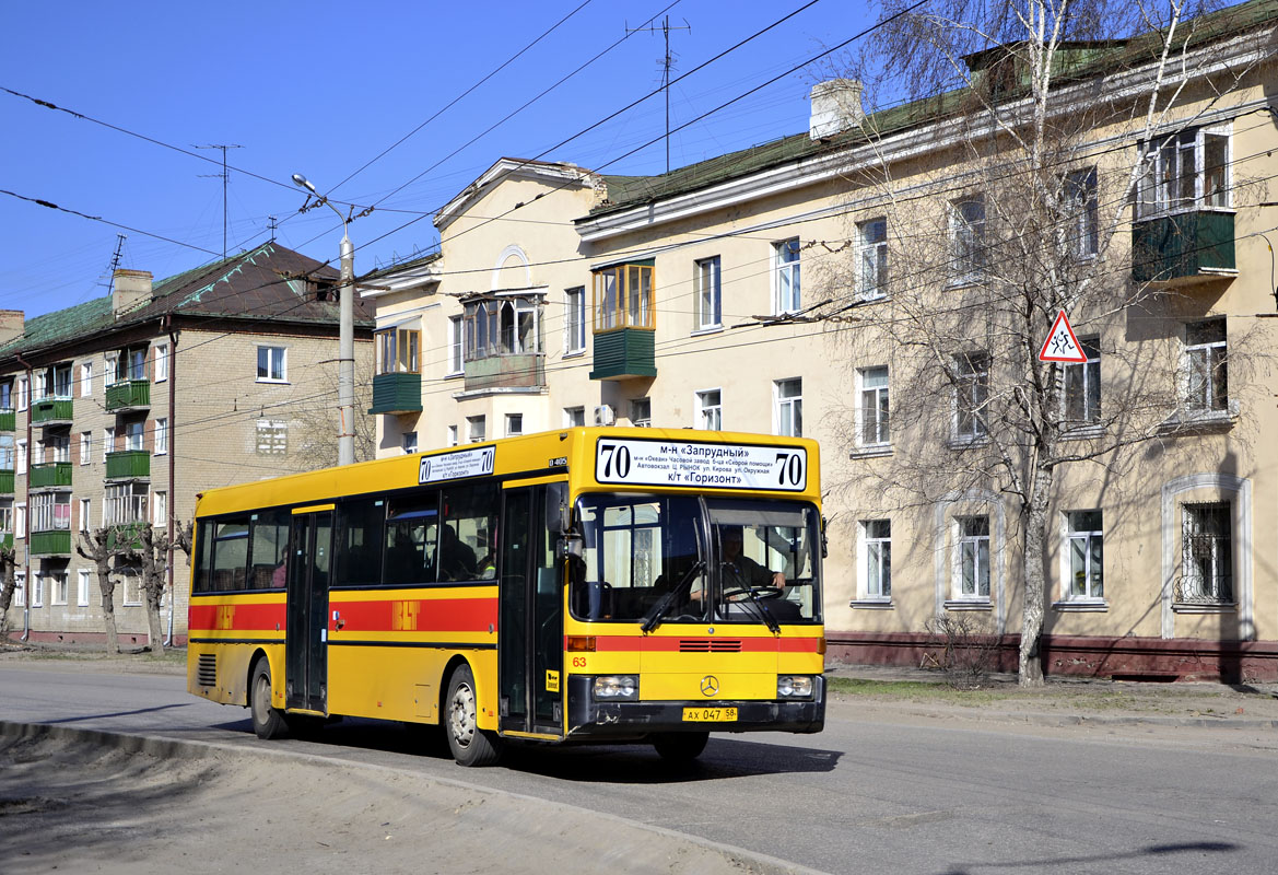 Пензенская область, Mercedes-Benz O405 № АХ 047 58