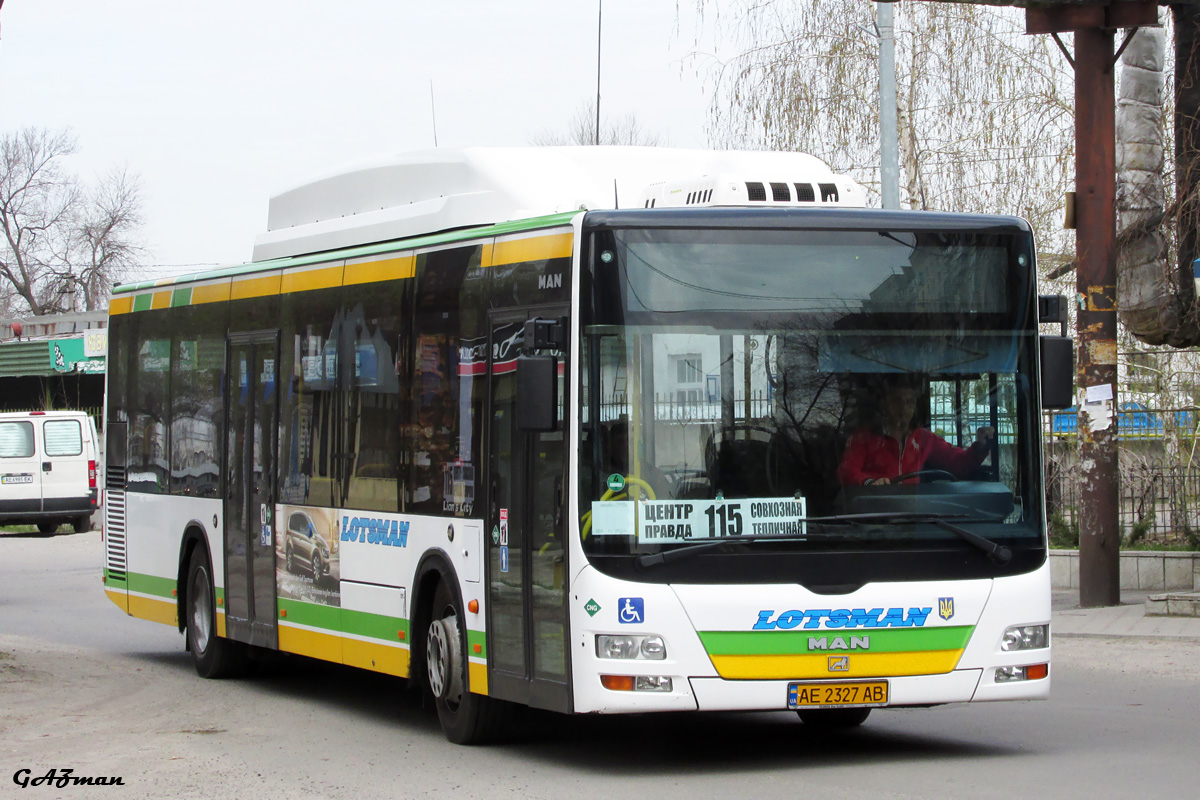 Днепропетровская область, MAN A21 Lion's City NL313 CNG № AE 2327 AB