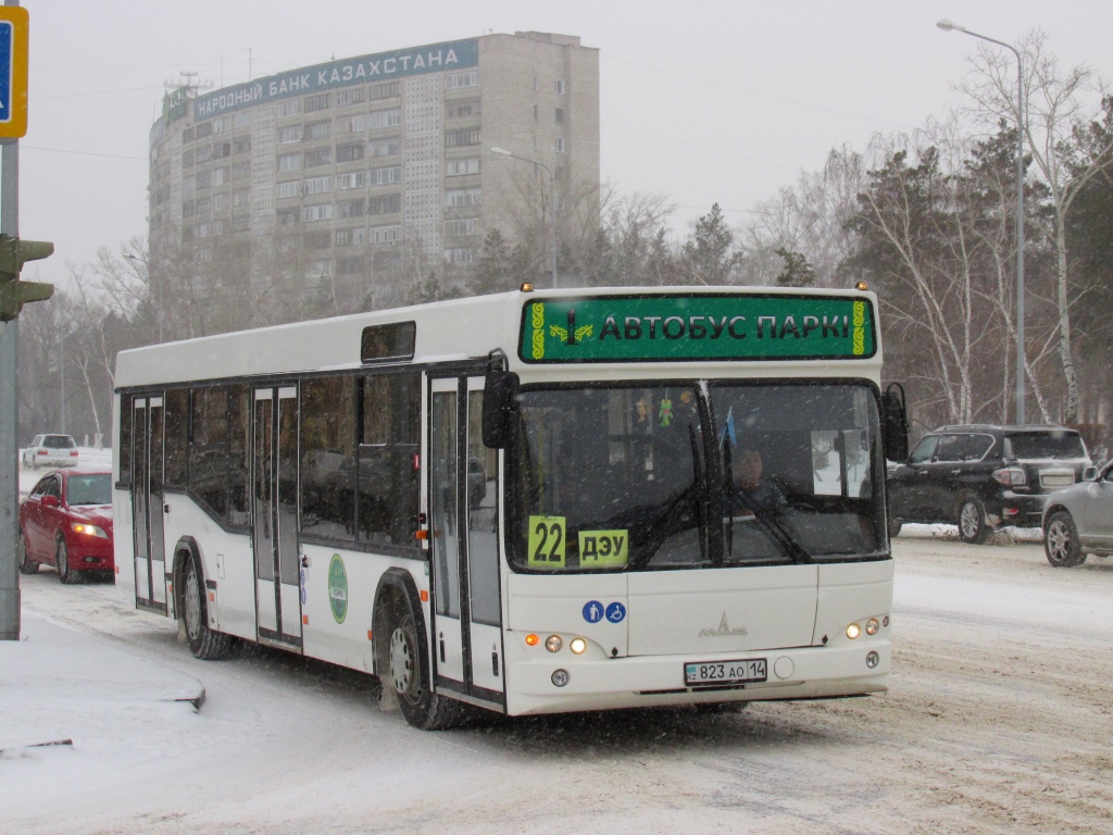 Павлодарская область, МАЗ-103.465 № 823 AO 14 — Фото — Автобусный транспорт