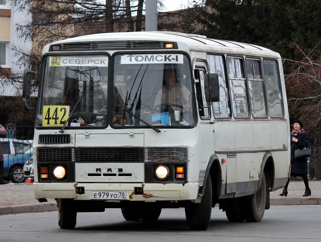 Томская область, ПАЗ-32054 № Е 979 УО 70