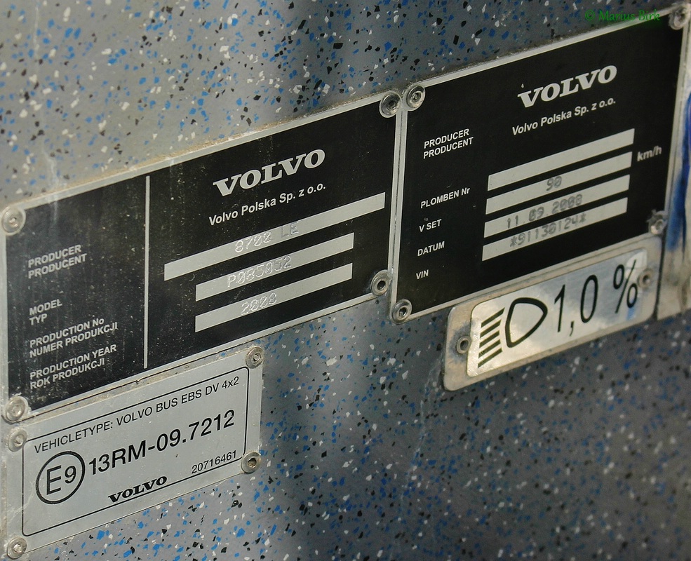 Гессен, Volvo 8700LE № 822