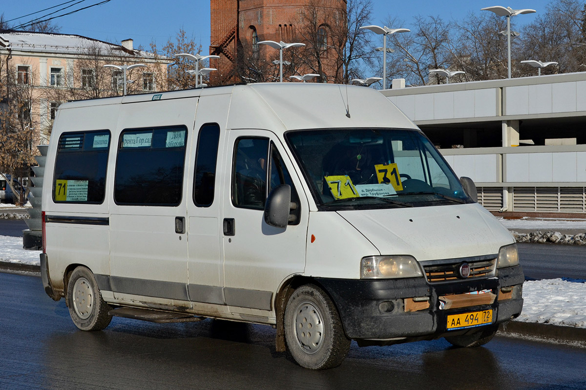 Тюменская область, FIAT Ducato 244 CSMMC, -RT № АА 494 72