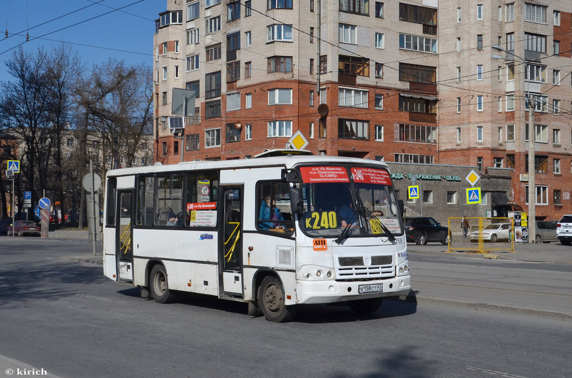 Санкт-Петербург, ПАЗ-320402-05 № 158