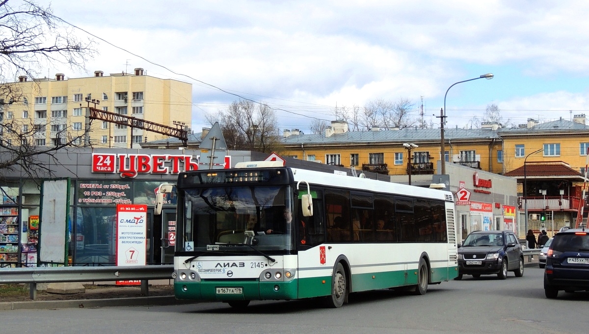 Санкт-Петербург, ЛиАЗ-5292.60 № 2145