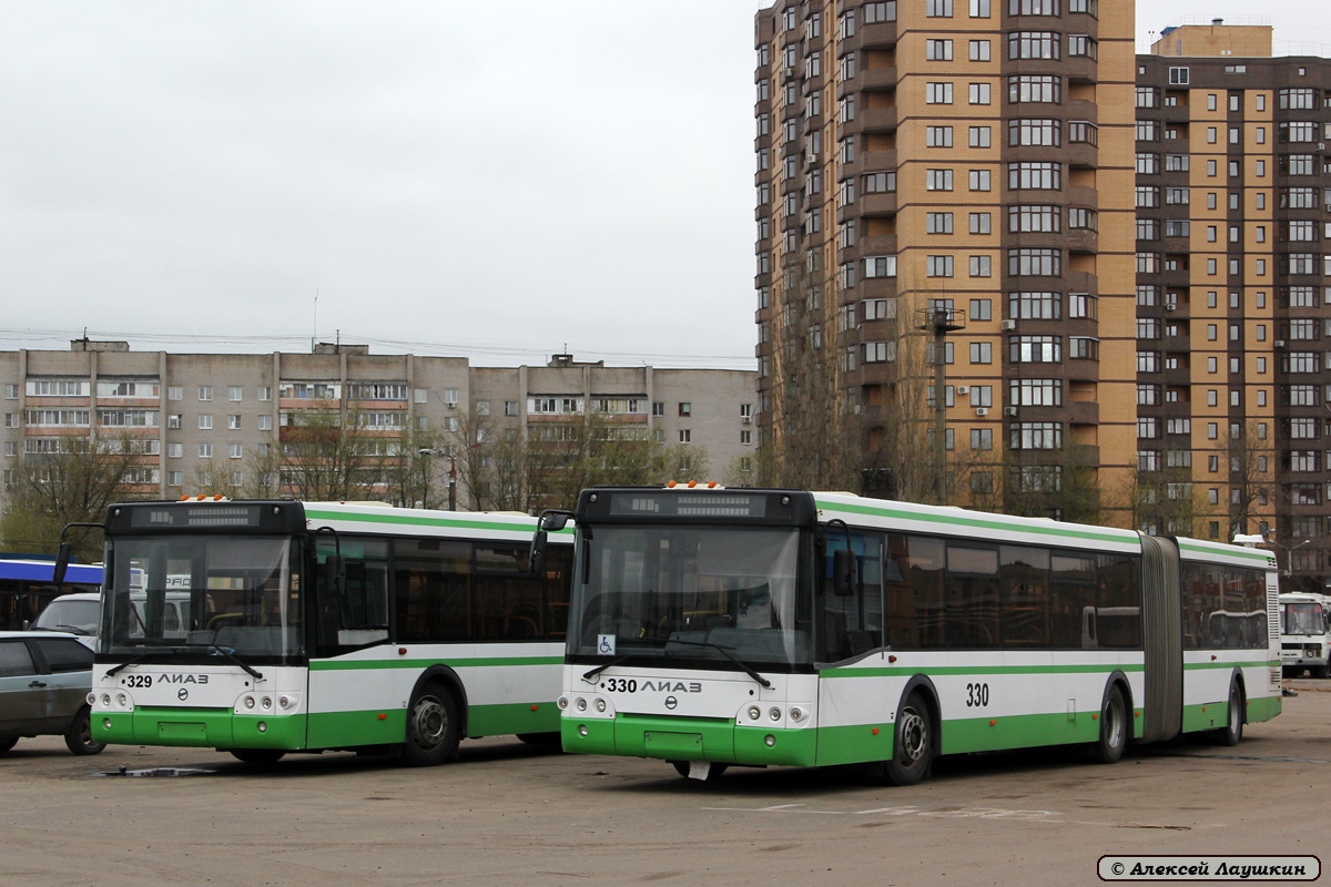 Воронежская область, ЛиАЗ-6213.21 № А 872 АМ 136; Воронежская область, ЛиАЗ-6213.21 № А 871 АМ 136; Воронежская область — Новые автобусы