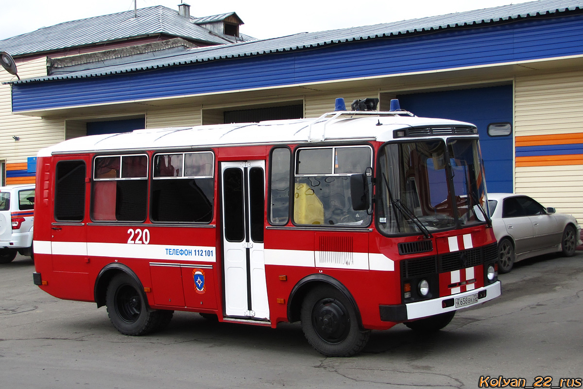 Алтайский край, АГ-12 (ПАЗ-3205) № К 658 ВК 22