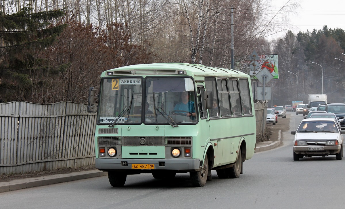 Томская область, ПАЗ-32054 № АС 487 70