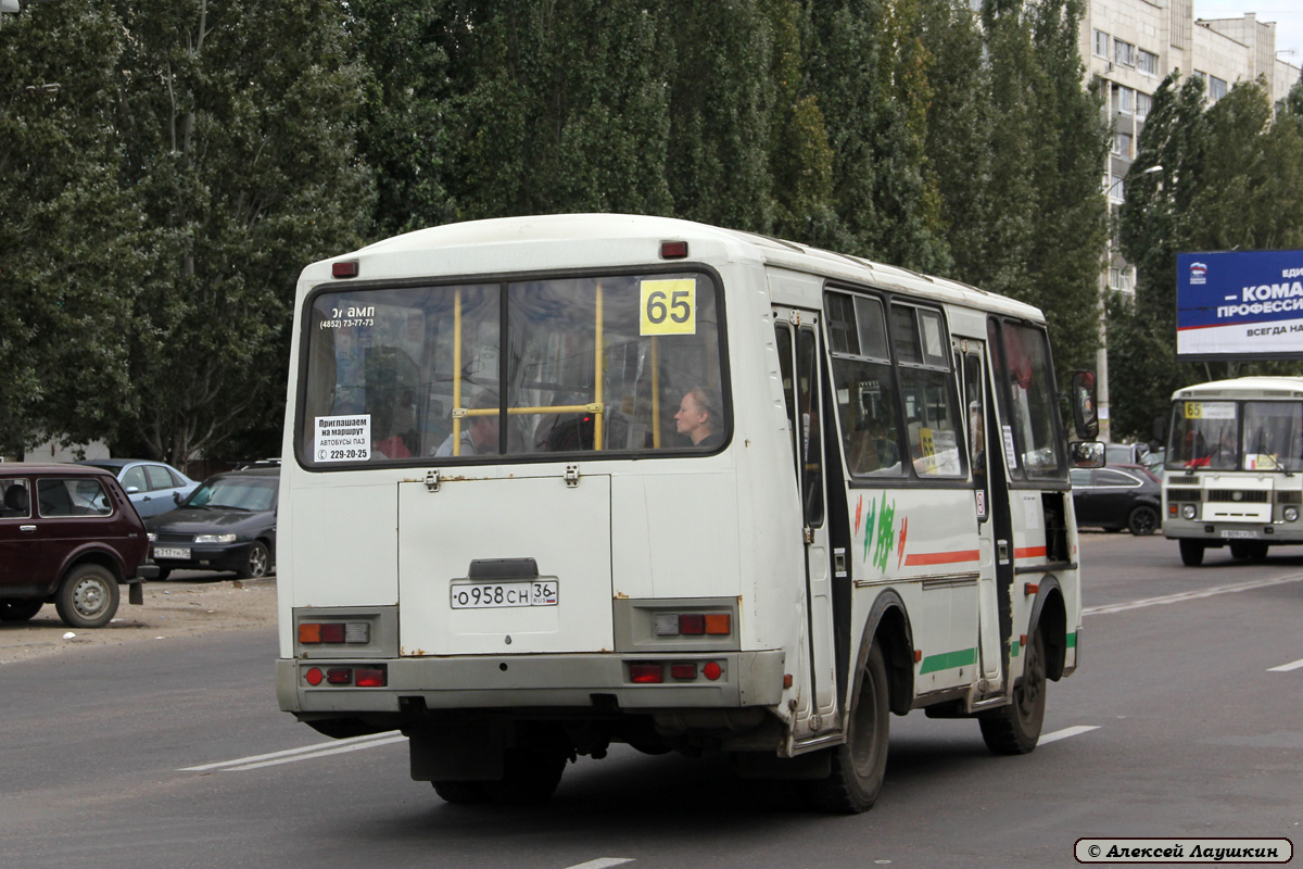 Воронежская область, ПАЗ-32054 № О 958 СН 36