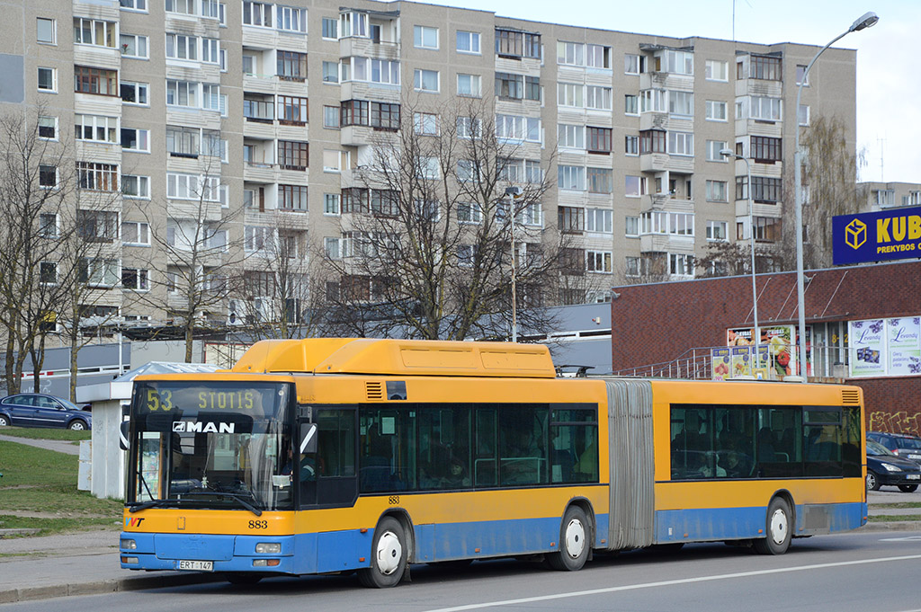 Литва, MAN A23 NG313 CNG № 883