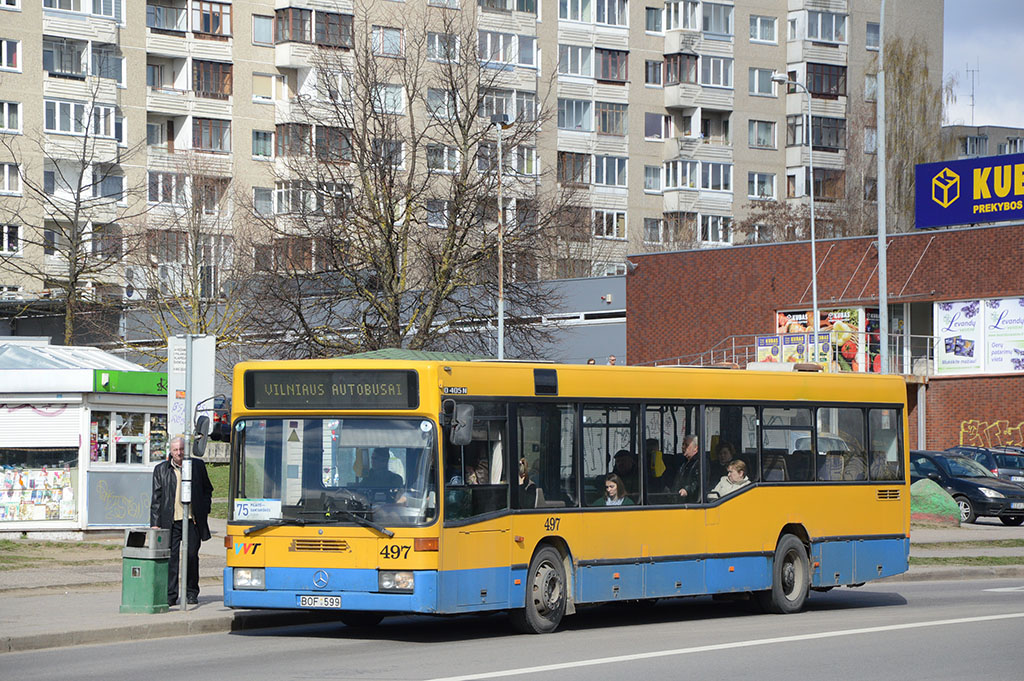 Литва, Mercedes-Benz O405N2 № 497