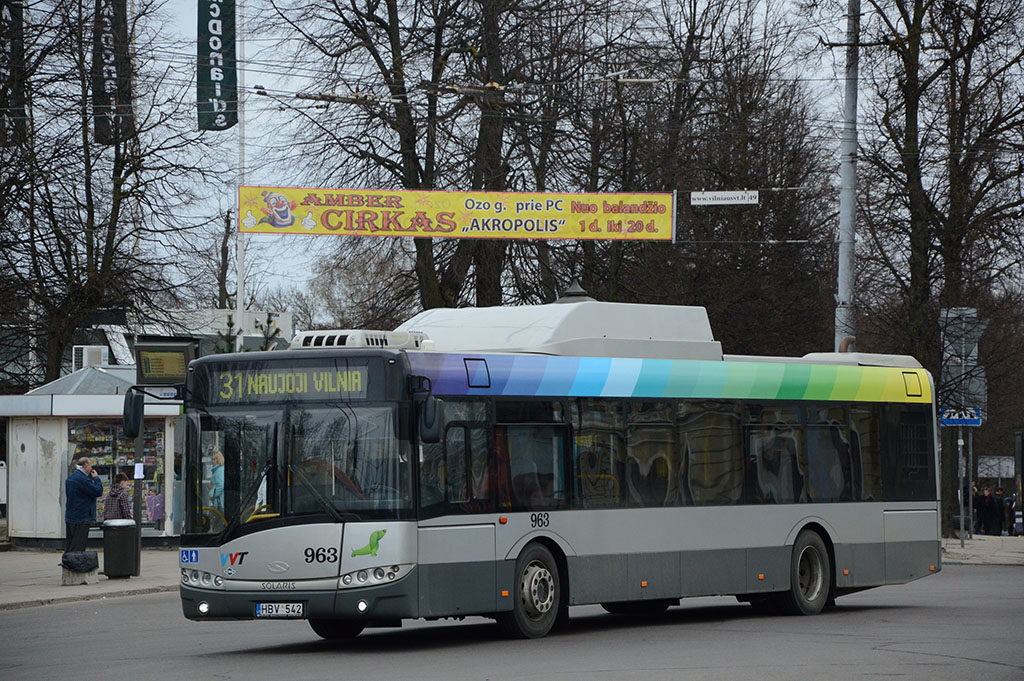 Литва, Solaris Urbino III 12 CNG № 963