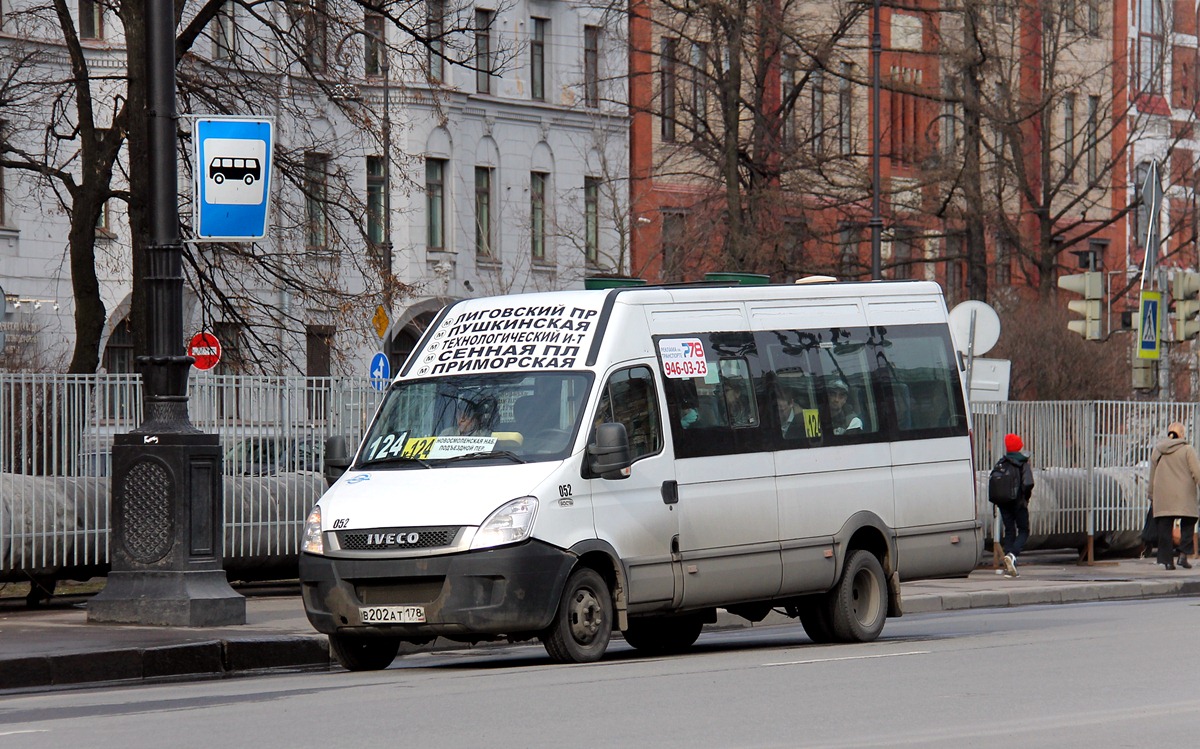 Санкт-Петербург, Нижегородец-2227UT (IVECO Daily) № 052