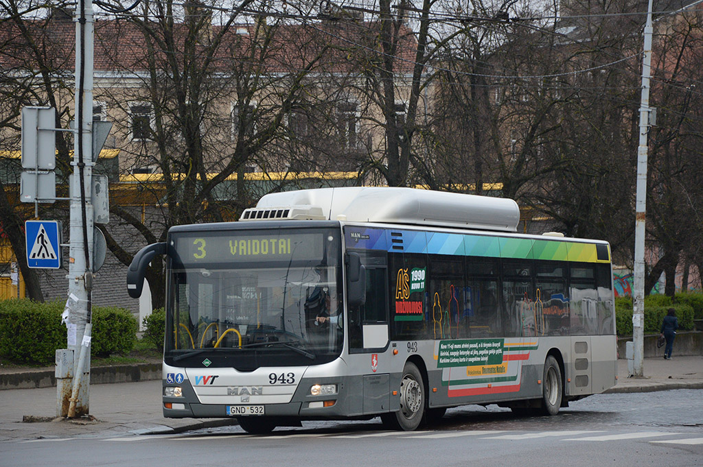 Литва, MAN A21 Lion's City NL273 CNG № 943