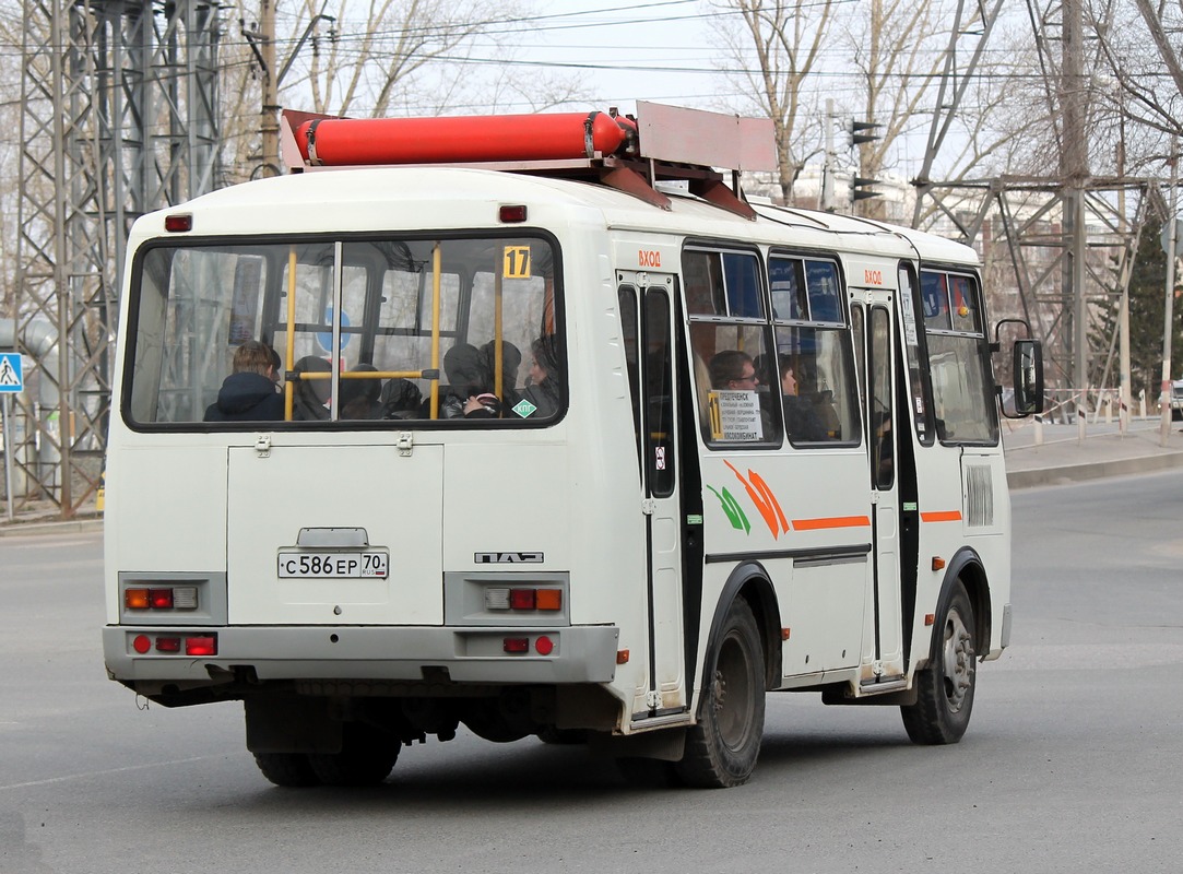 Томская область, ПАЗ-32054 № С 586 ЕР 70