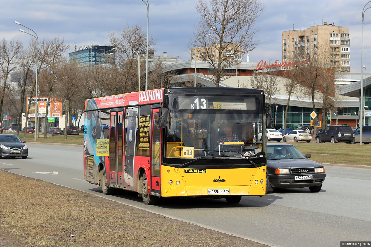 Санкт-Петербург, МАЗ-206.067 № В 159 ВК 178