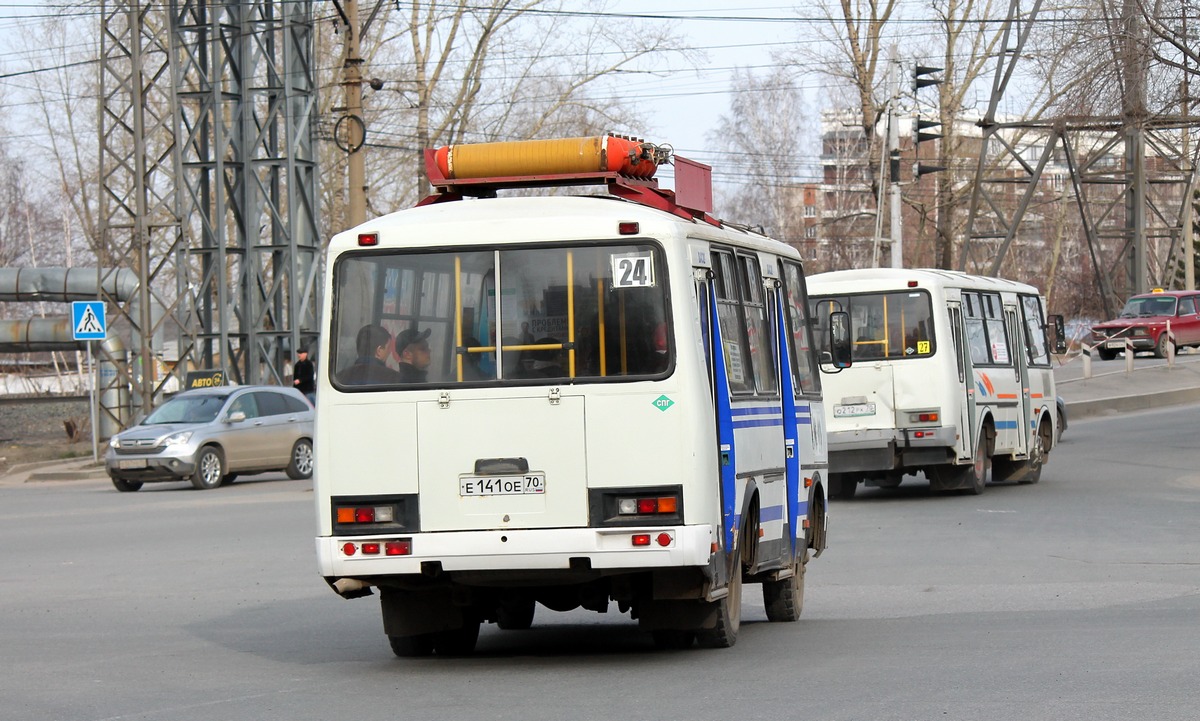 Томская область, ПАЗ-32054 № Е 141 ОЕ 70