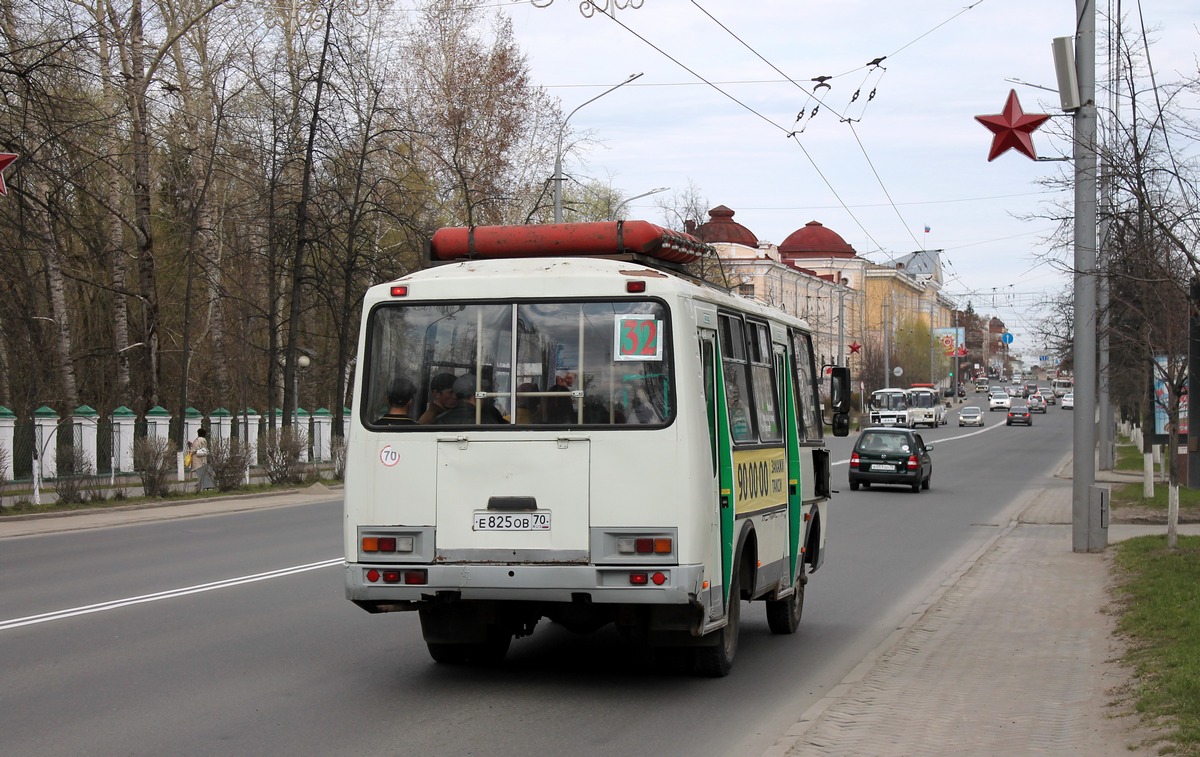 Томская область, ПАЗ-32051-110 № Е 825 ОВ 70