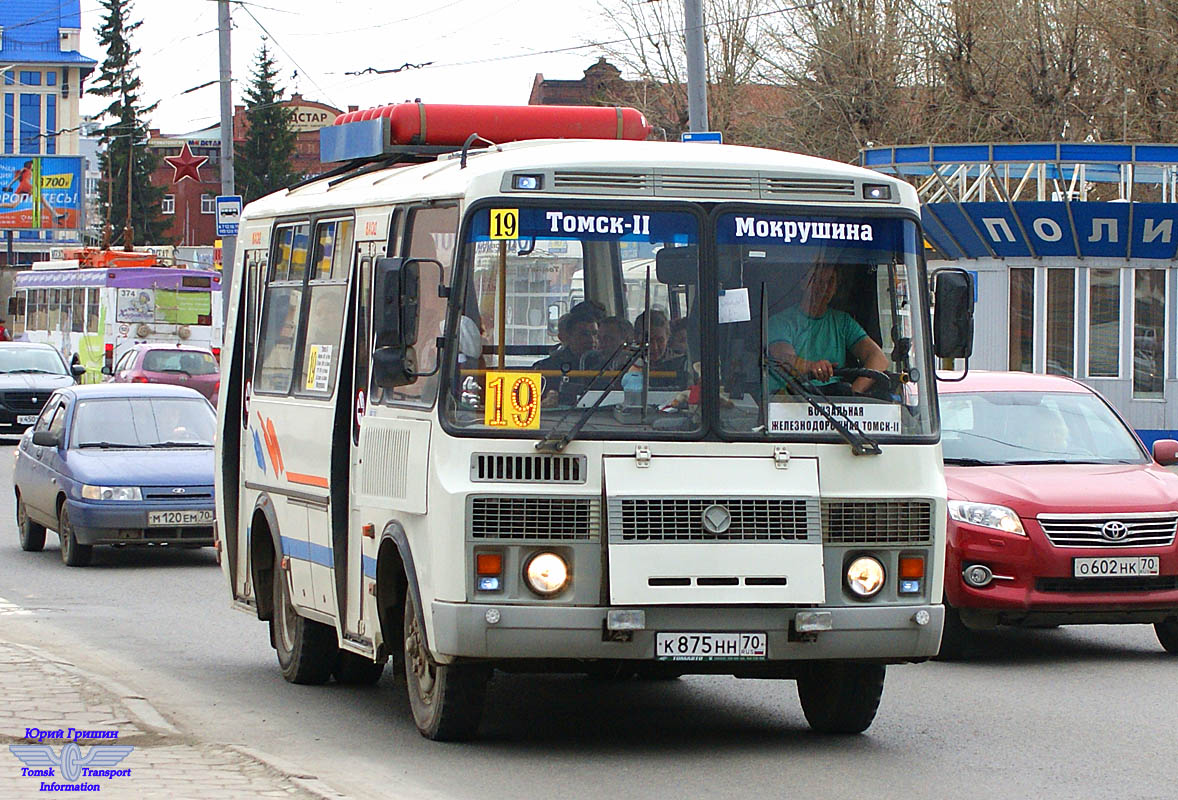 Томская область, ПАЗ-32054 № К 875 НН 70