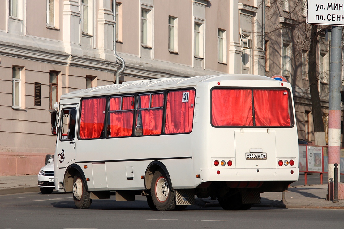 Нижегородская область, ПАЗ-32054 № О 380 ВН 152