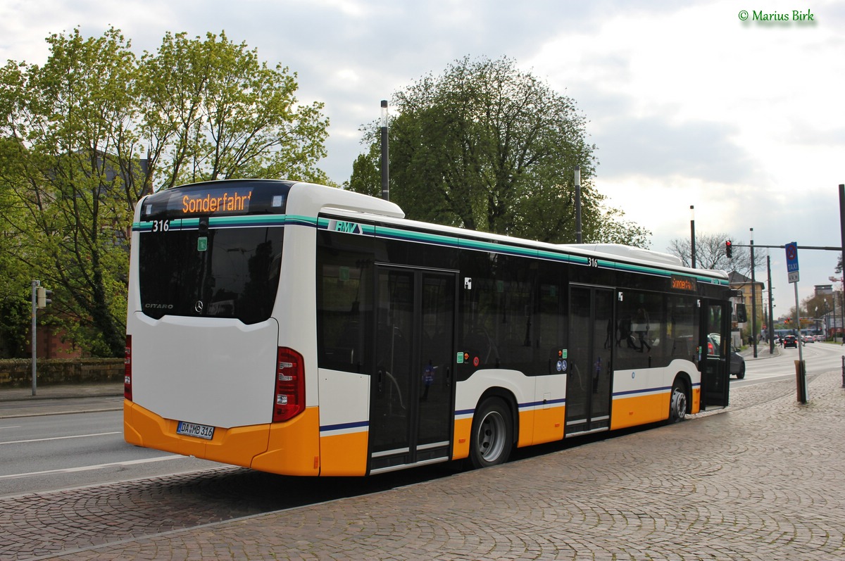 Гессен, Mercedes-Benz Citaro C2 № 316