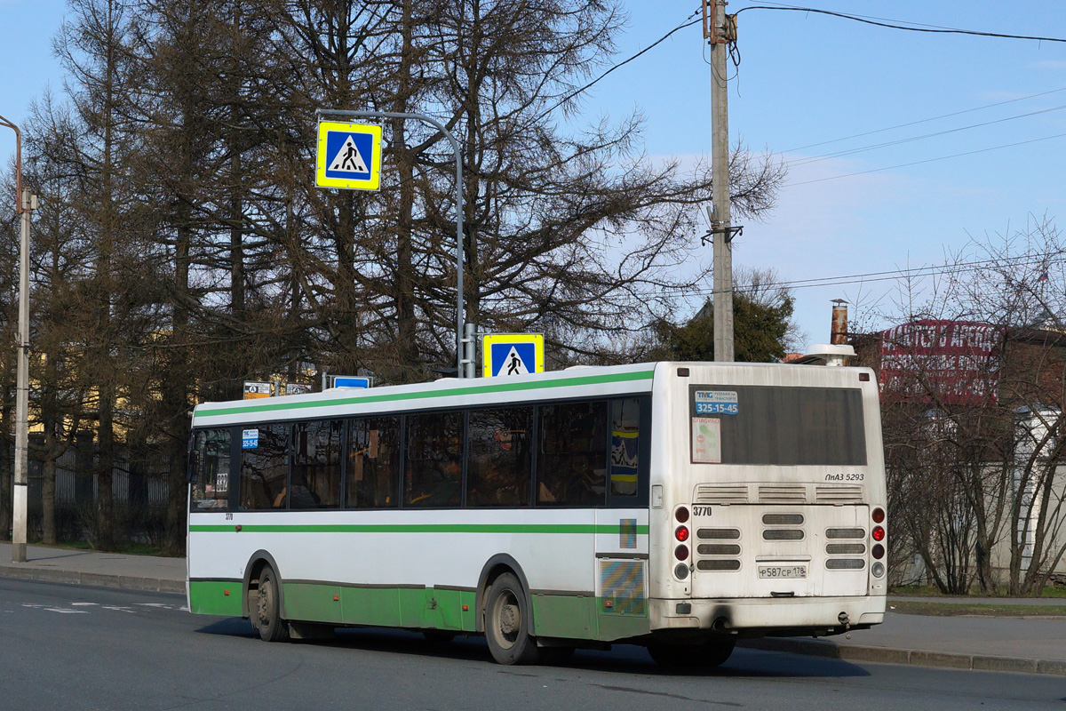 Санкт-Петербург, ЛиАЗ-5293.60 № 3770