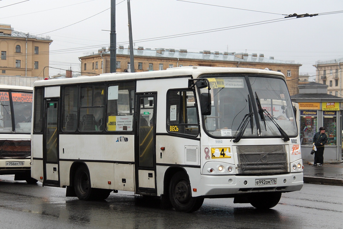 Санкт-Петербург, ПАЗ-320402-05 № 9082