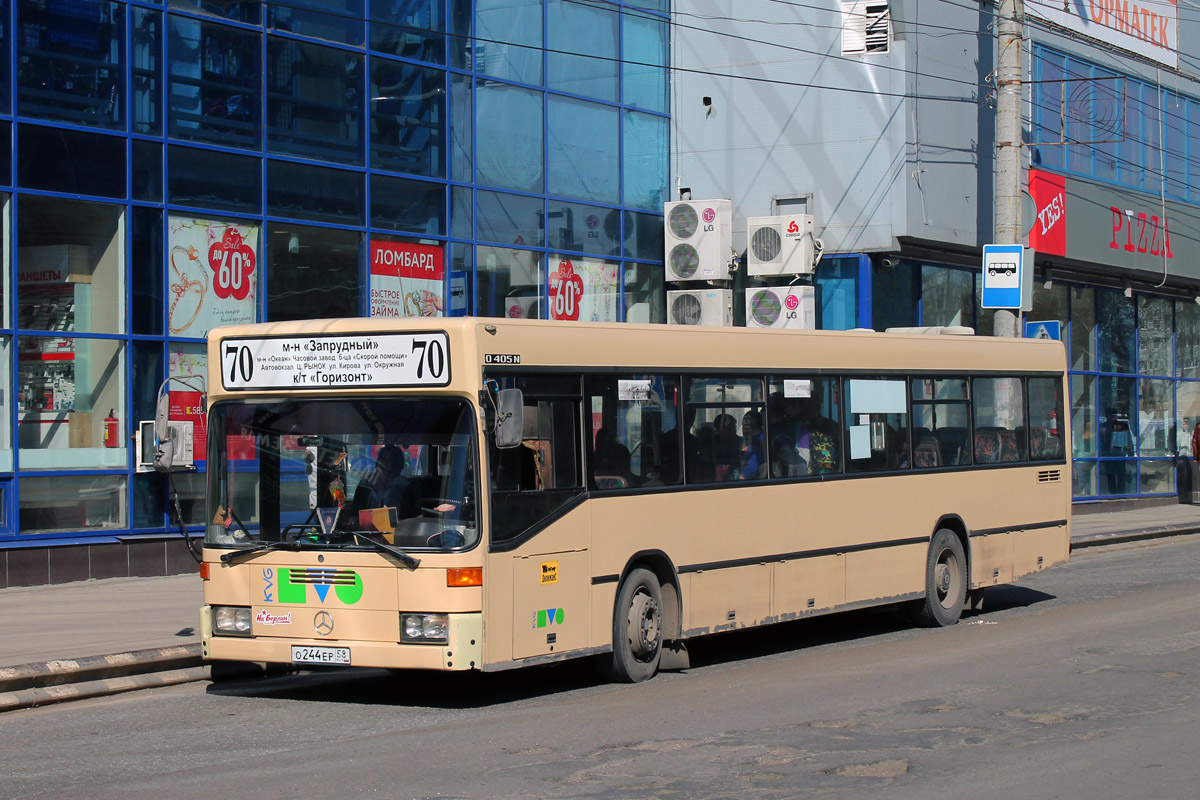 Пензенская область, Mercedes-Benz O405N № О 244 ЕР 58