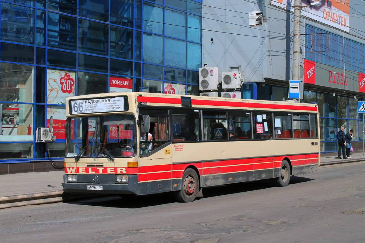 Пензенская область, Mercedes-Benz O405 № О 949 КС 58