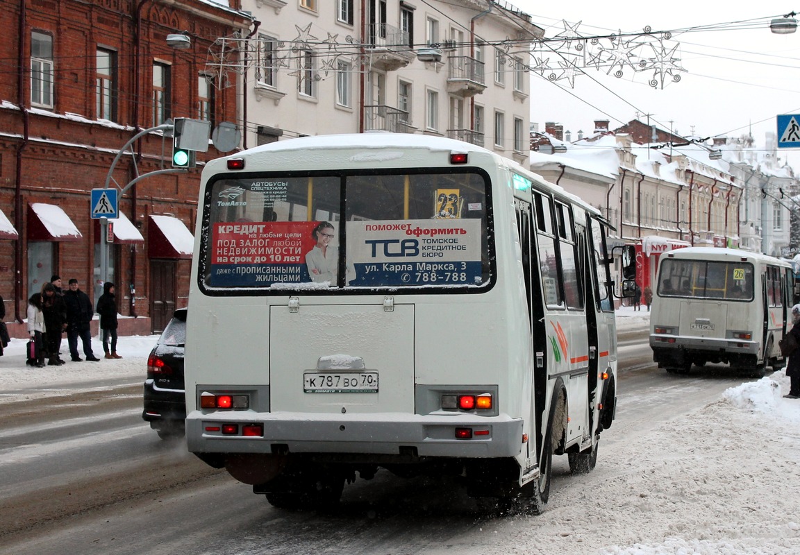 Томская область, ПАЗ-32054 № К 787 ВО 70