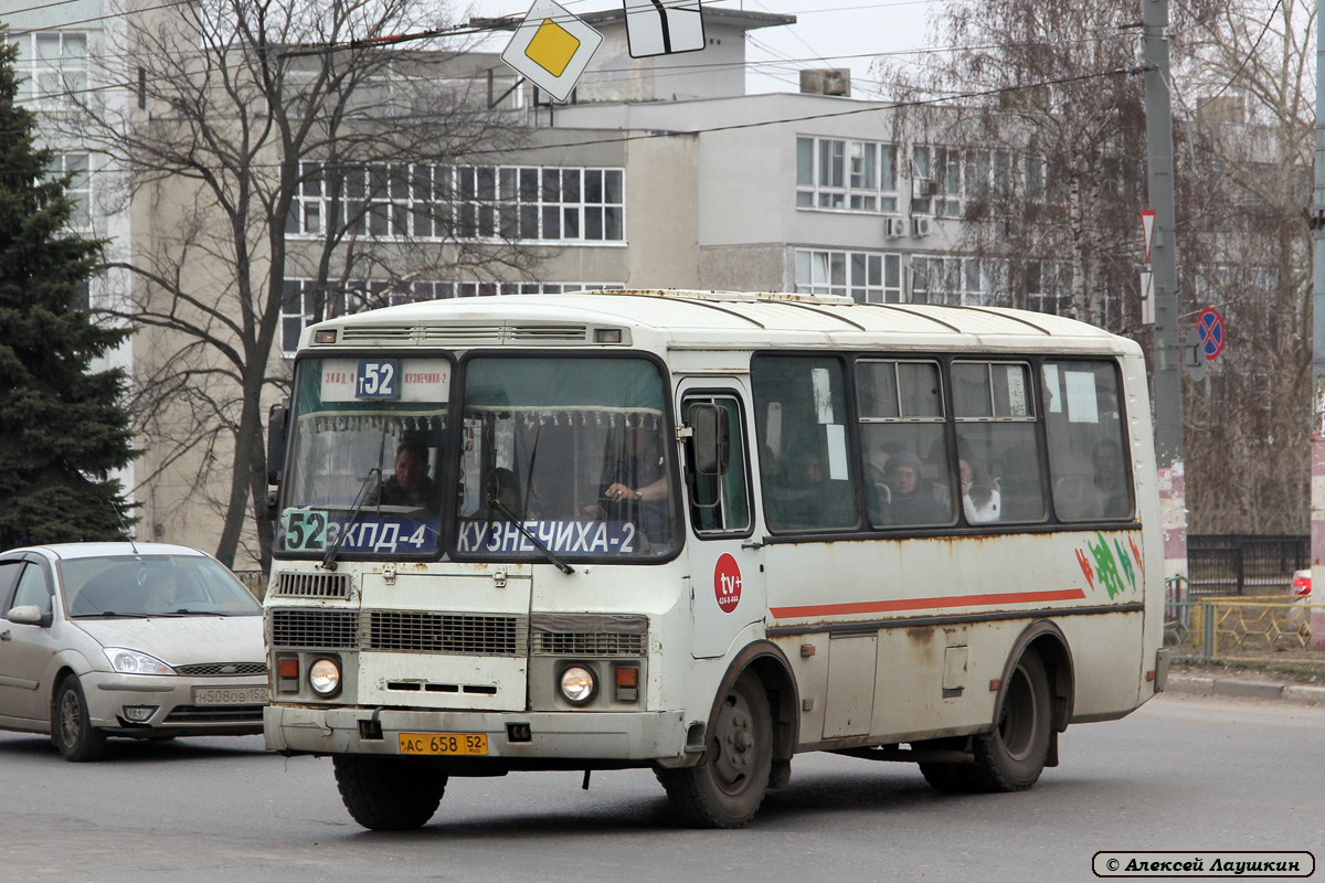 Nizhegorodskaya region, PAZ-32054 č. АС 658 52