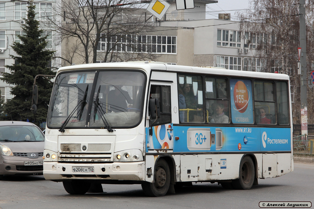 Нижегородская область, ПАЗ-320402-03 № В 206 СН 152