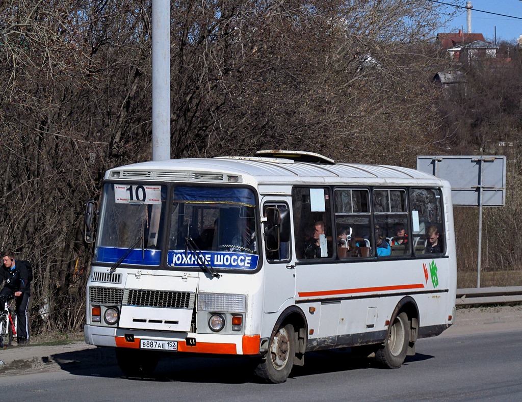 Нижегородская область, ПАЗ-32054 № В 887 АЕ 152