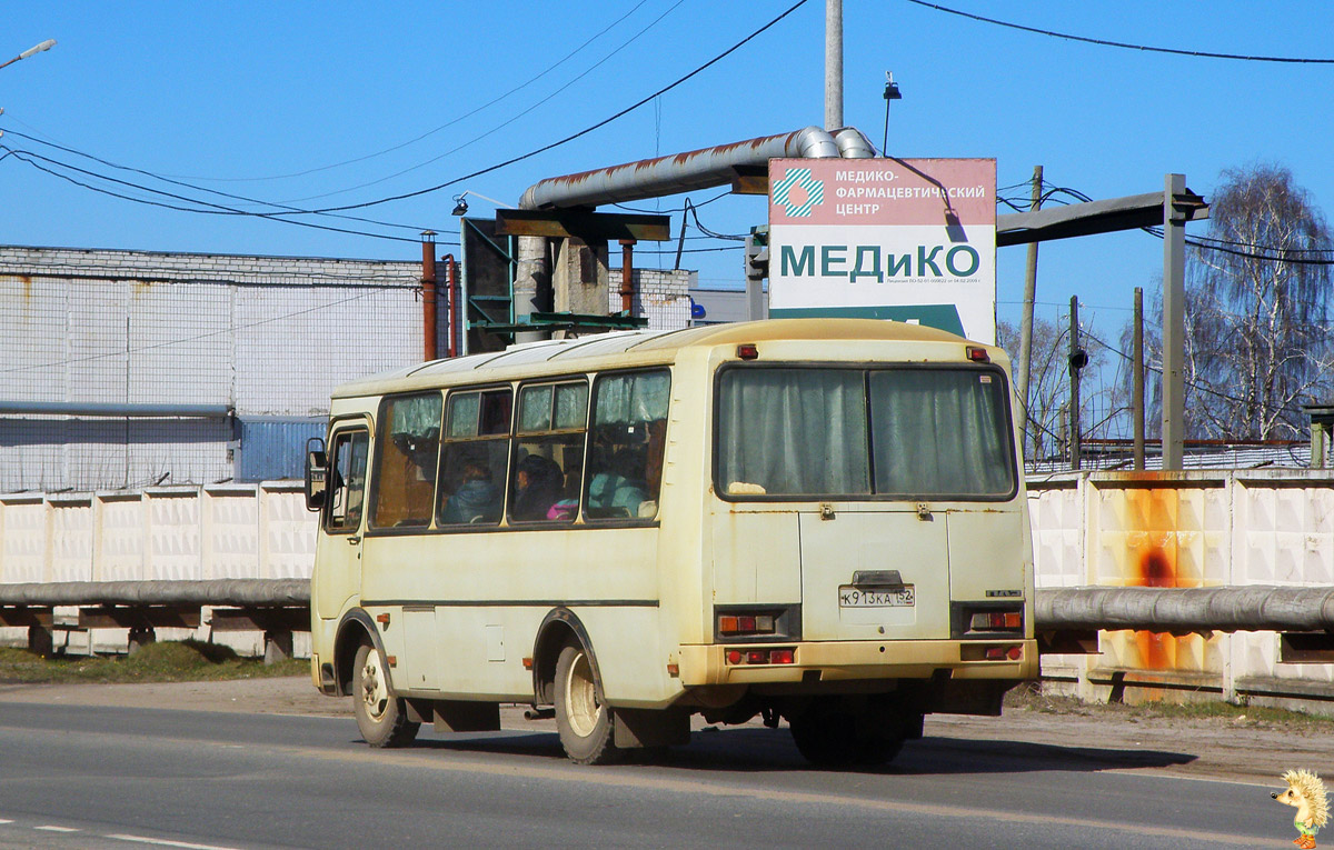 Нижегородская область, ПАЗ-32053 № К 913 КА 152