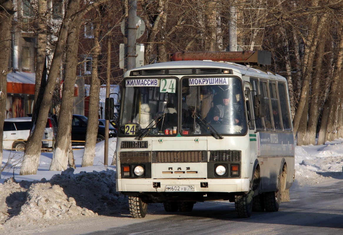 Tomsk region, PAZ-32054 # М 602 УВ 70