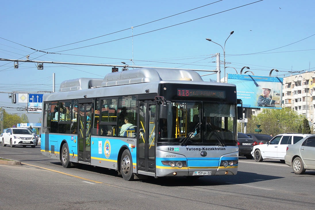 Алматы, Yutong ZK6118HGA № 529