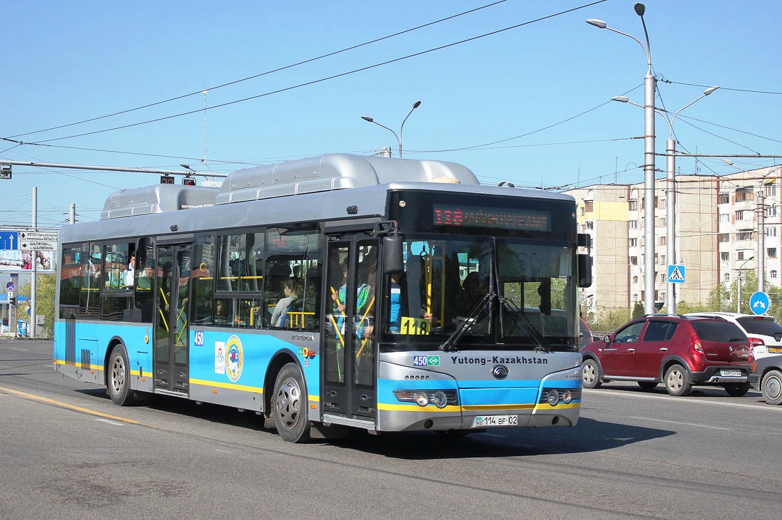 Алматы, Yutong ZK6118HGA № 450