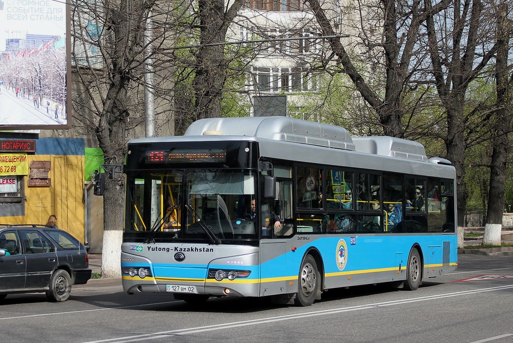 Алматы, Yutong ZK6118HGA № 513