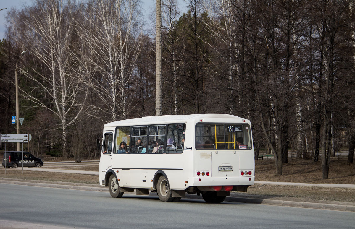 Novosibirsk region, PAZ-32054 č. Е 530 ОС 154