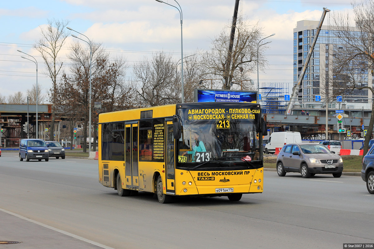 Санкт-Петербург, МАЗ-206.067 № В 091 ВМ 178