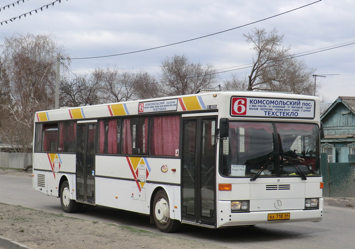 Саратовская область, Mercedes-Benz O405 № ВА 718 64